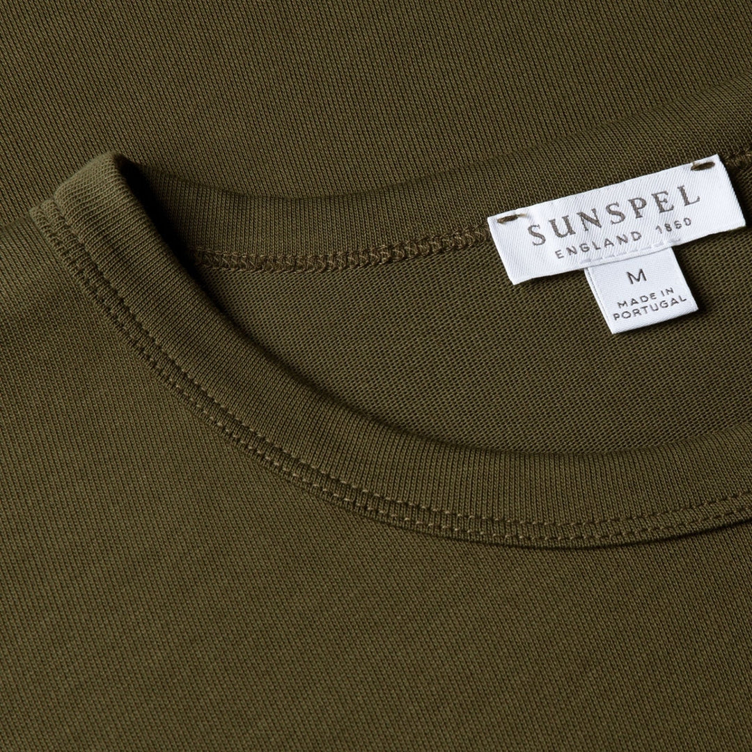 Deep Olive Heavyweight Jersey T-shirt