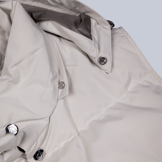 Ivory Lightweight Quilted Gilet