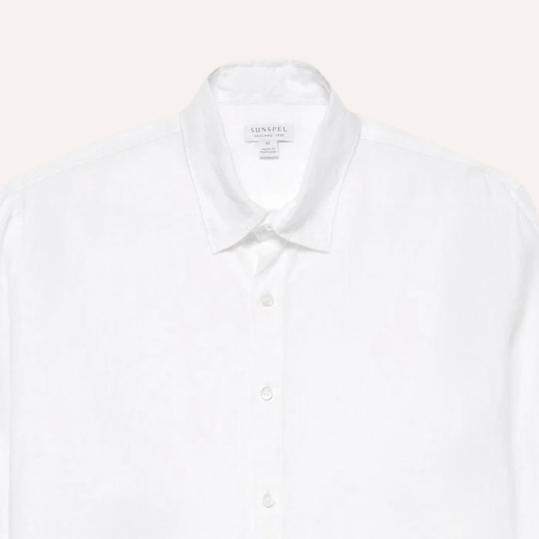 White Linen Shirt