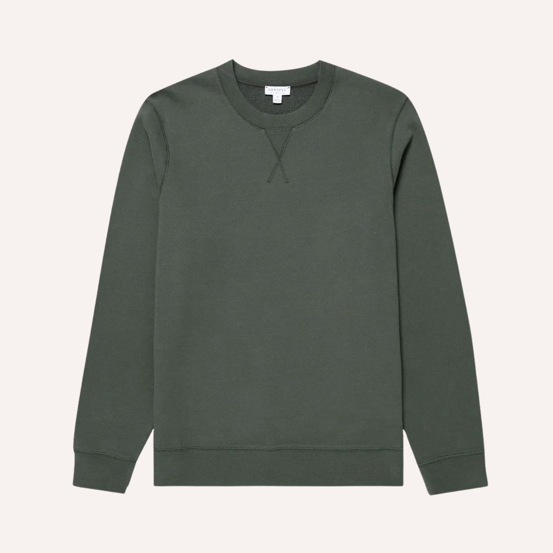 Slate Green Loopback Sweatshirt