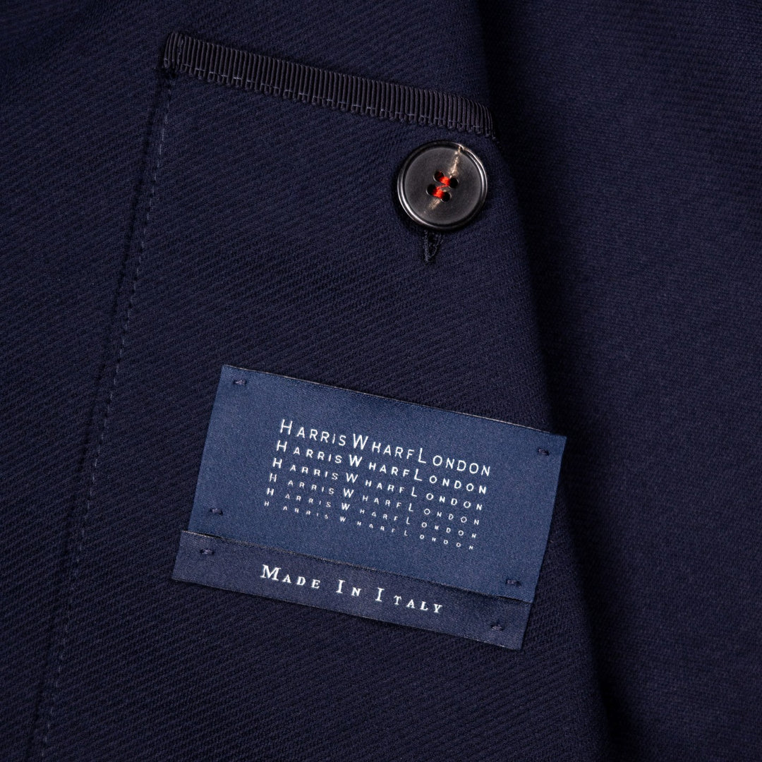 Navy Twill Harrington Jacket