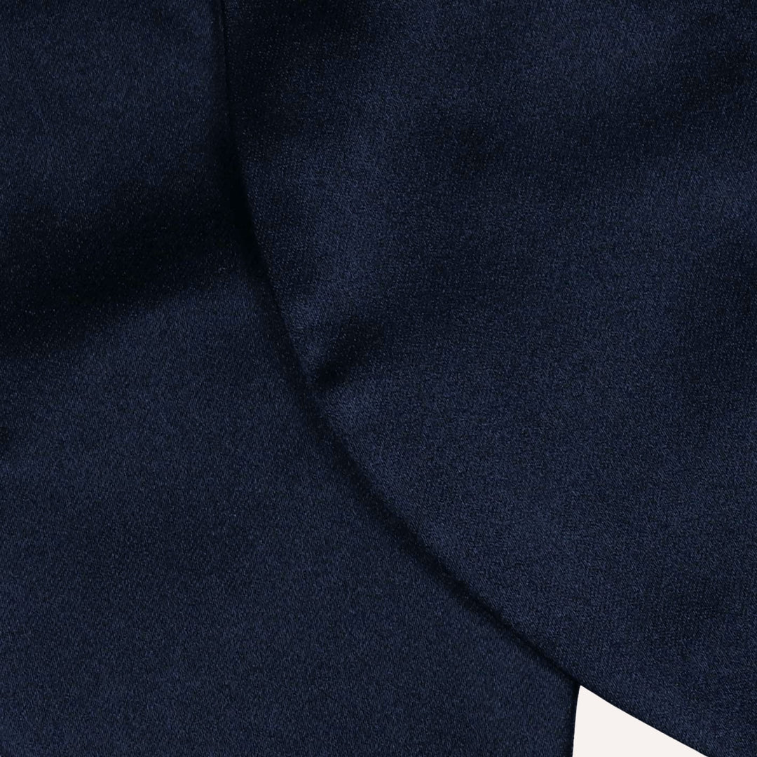 Midnight Blue Silk Regular Bow Tie