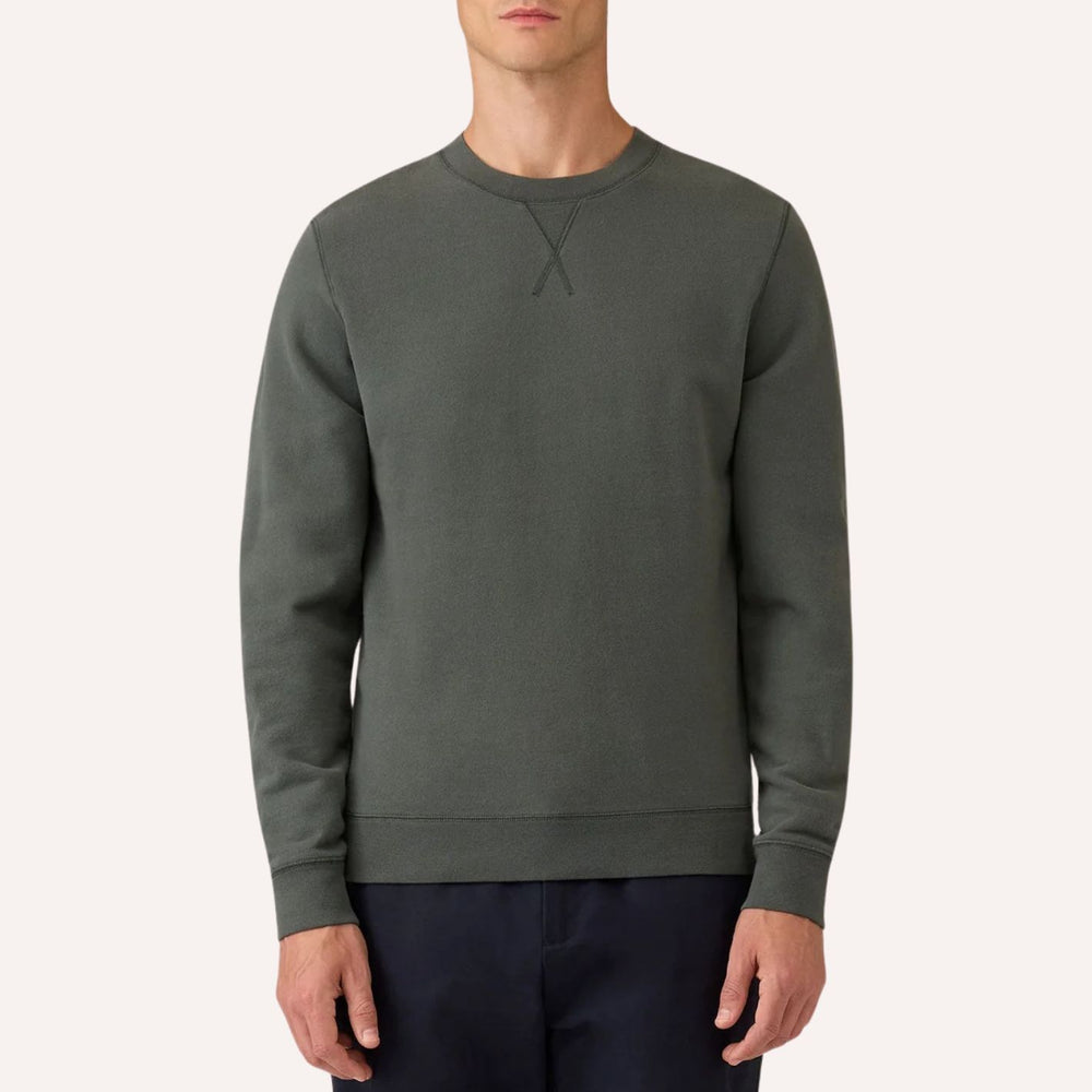 Slate Green Loopback Sweatshirt