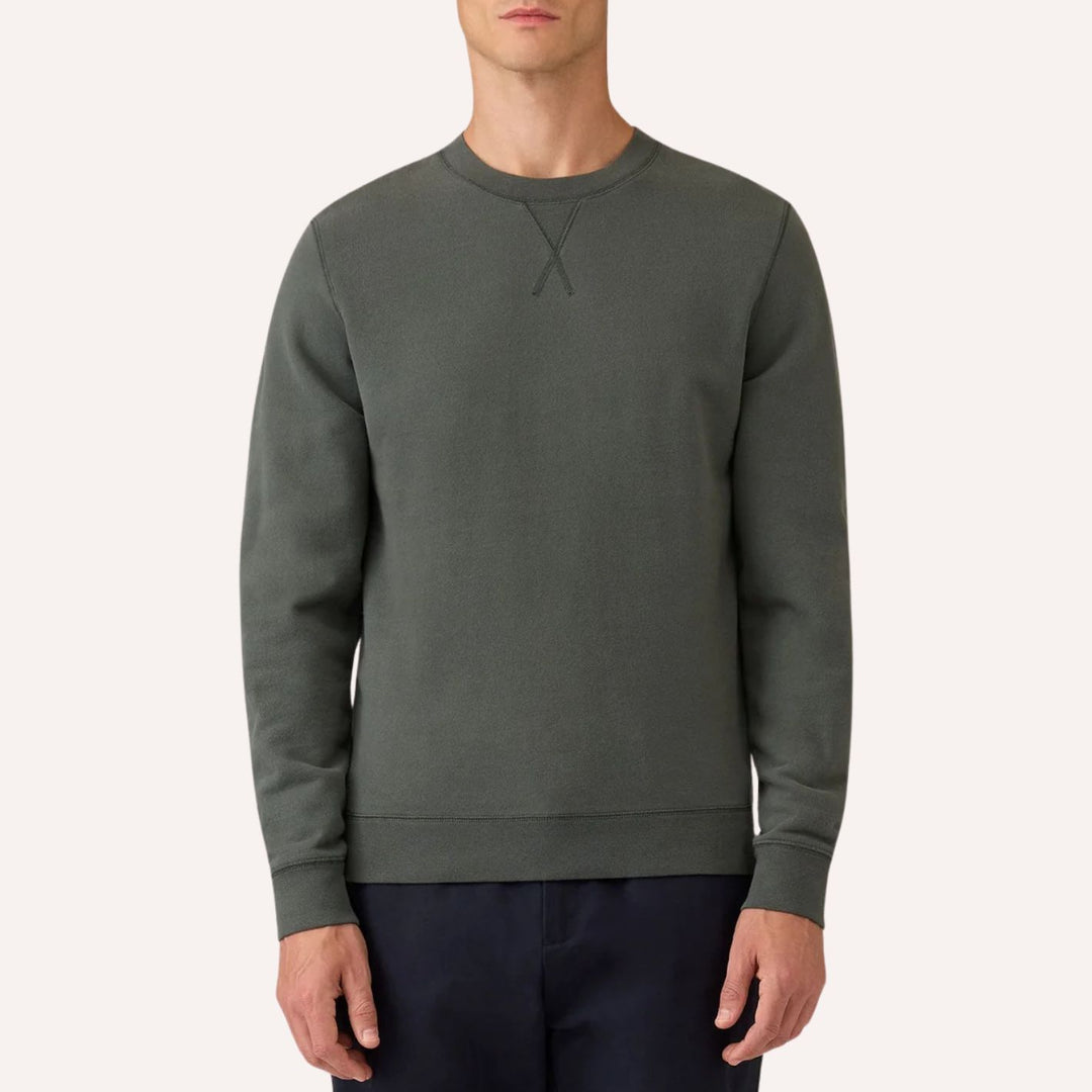 Slate Green Loopback Sweatshirt