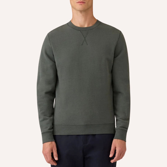 Slate Green Loopback Sweatshirt