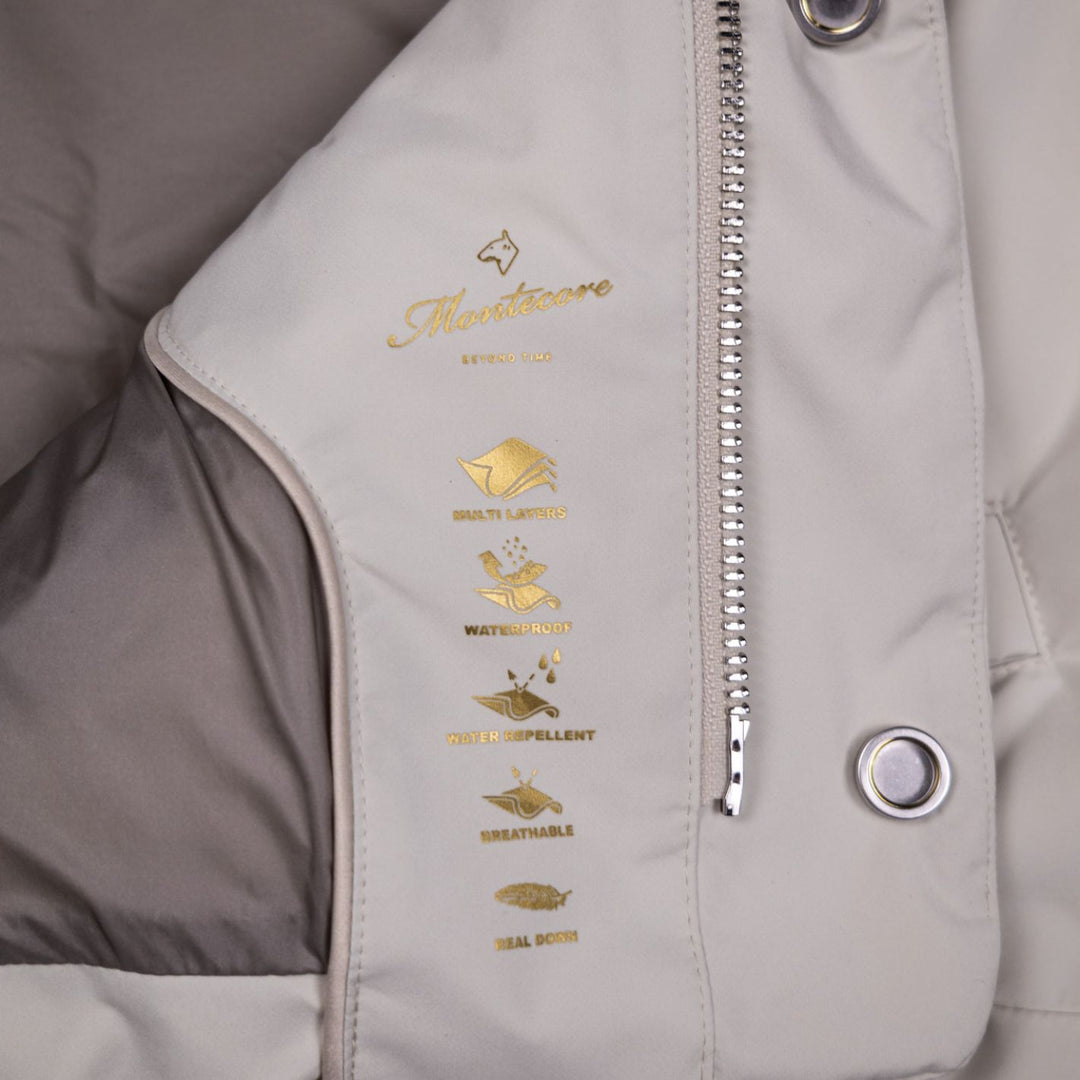 Ivory Lightweight Quilted Gilet