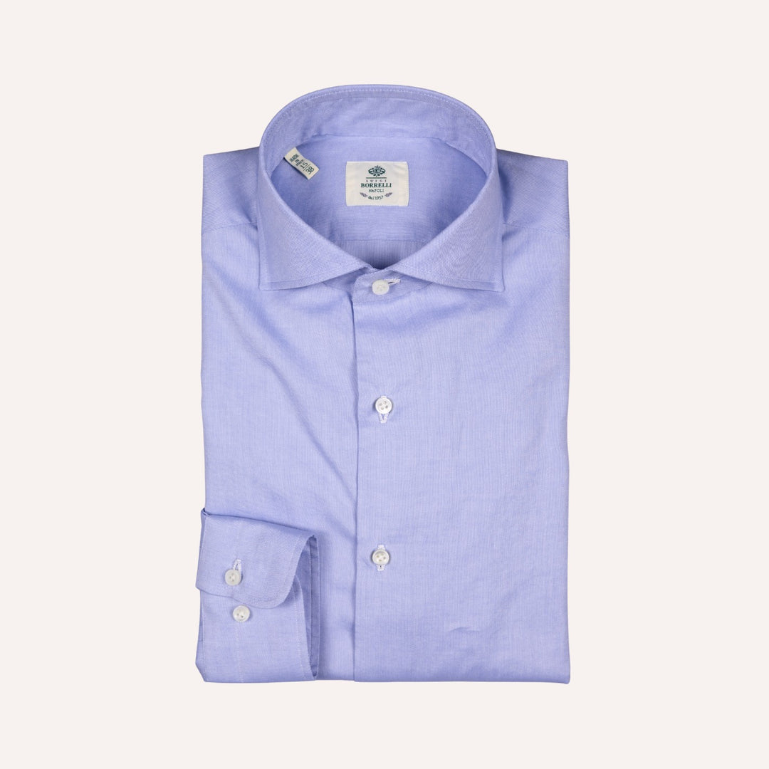 Light Blue Fine Pinpoint Cutaway Shirt