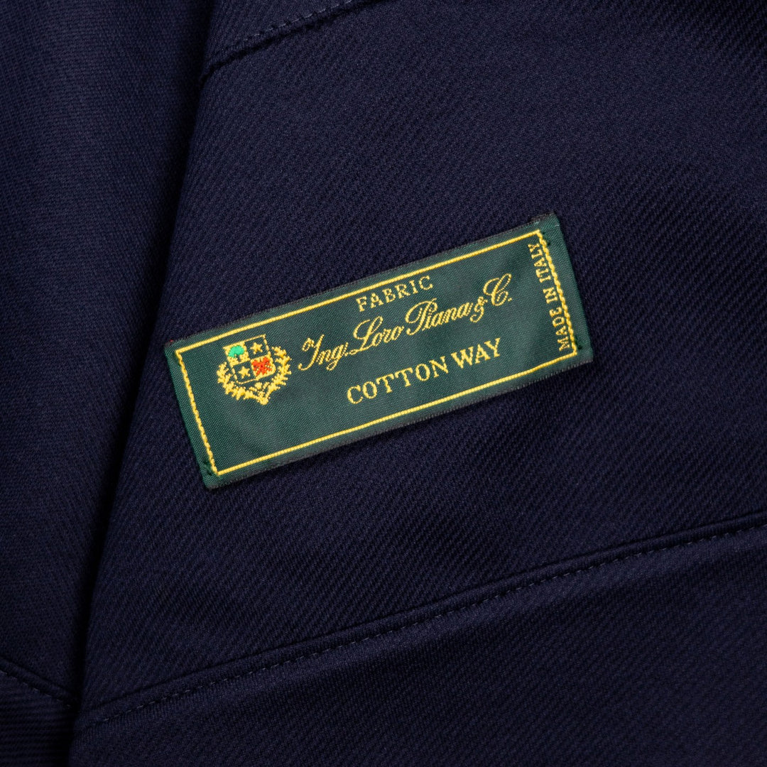 Navy Twill Harrington Jacket