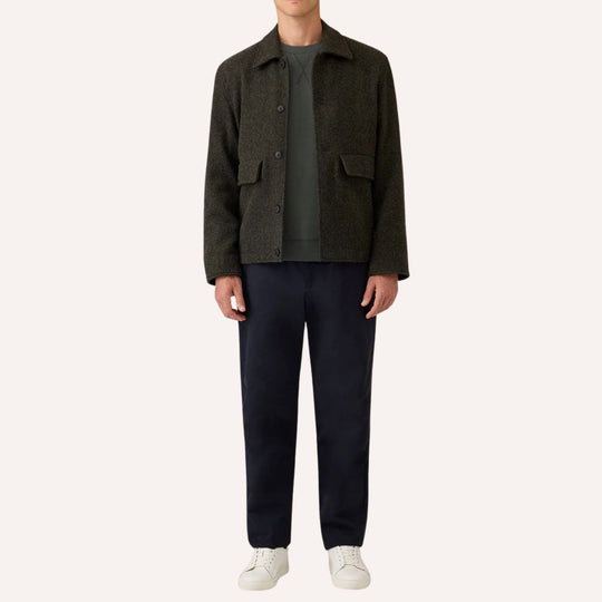 Slate Green Loopback Sweatshirt