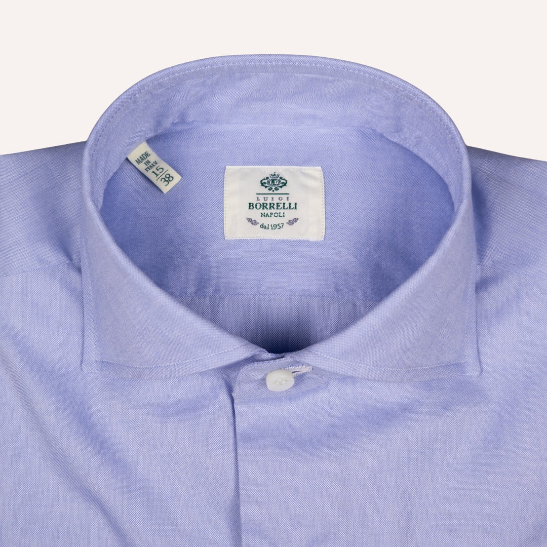 Light Blue Fine Pinpoint Cutaway Shirt