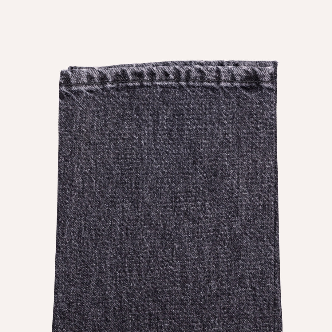 Washed Black 12 Oz Denim Regular Fit