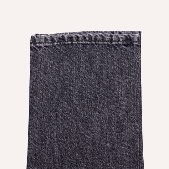 Washed Black 12 Oz Denim Regular Fit