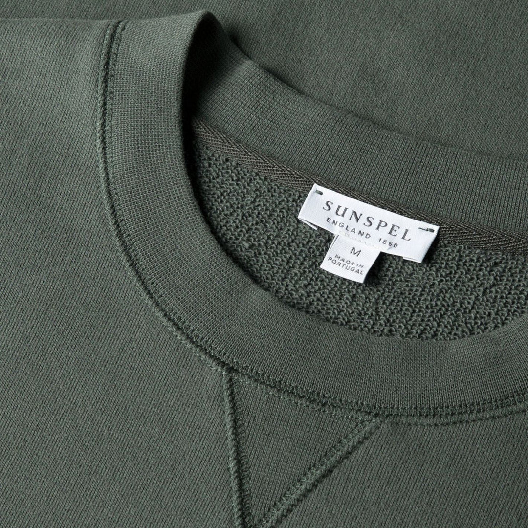 Slate Green Loopback Sweatshirt
