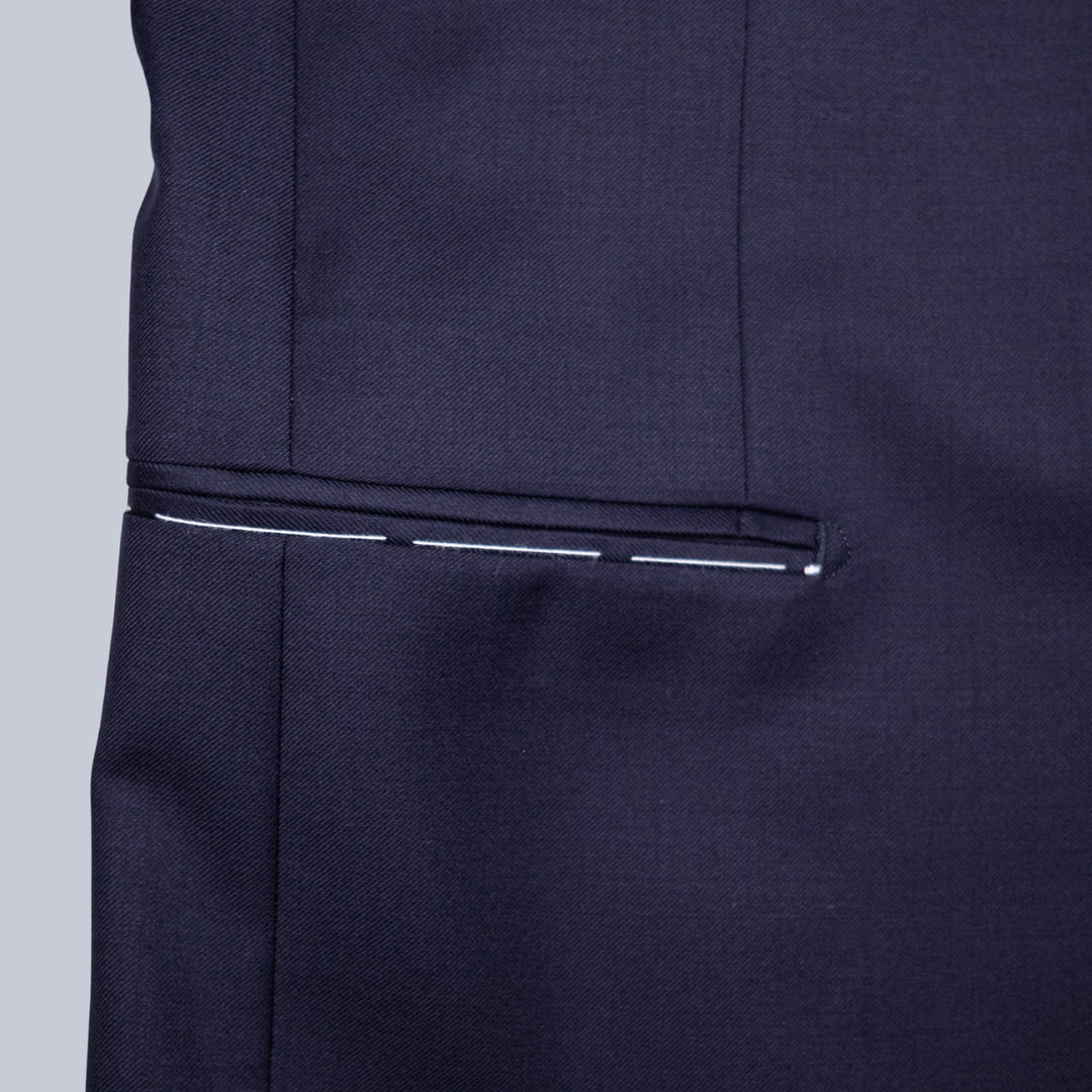 Navy Pure Virgin Wool Suit