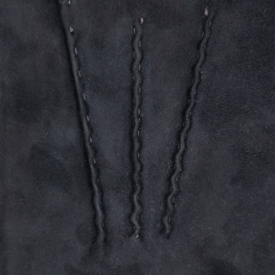 Dark Grey Suede Cashmere Lined Gloves