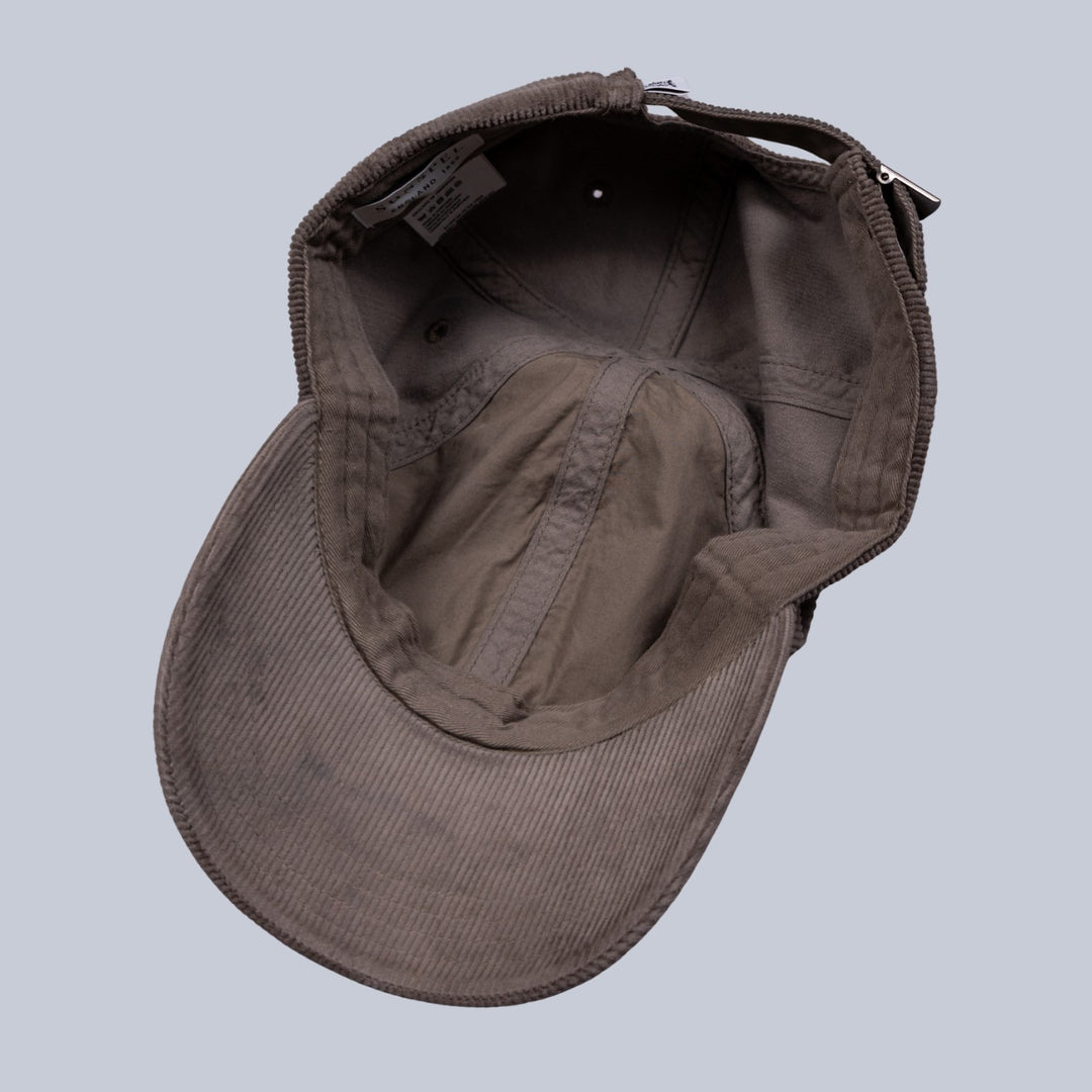 Taupe Corduroy Baseball Cap