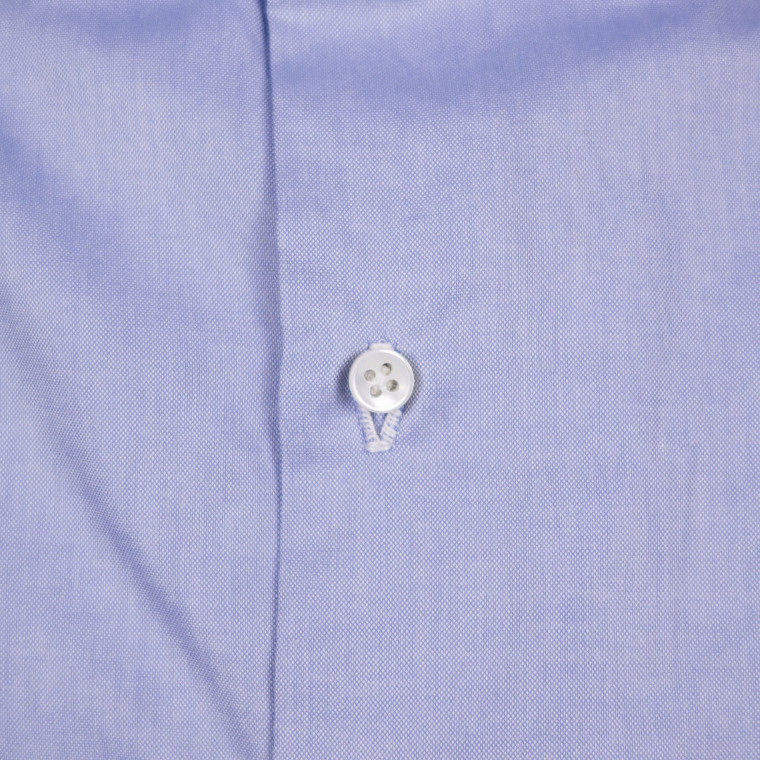 Light Blue Fine Pinpoint Cutaway Shirt