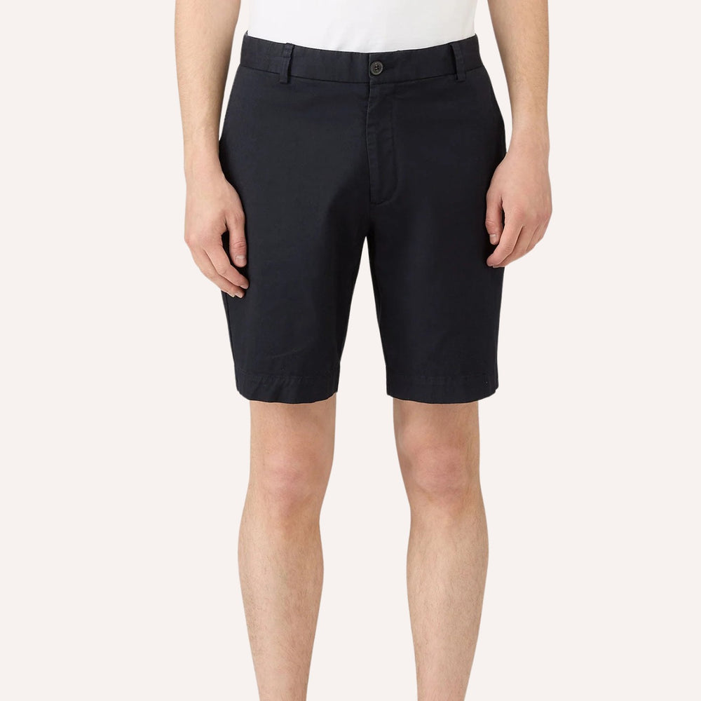 Navy Classic Cotton Chino Shorts