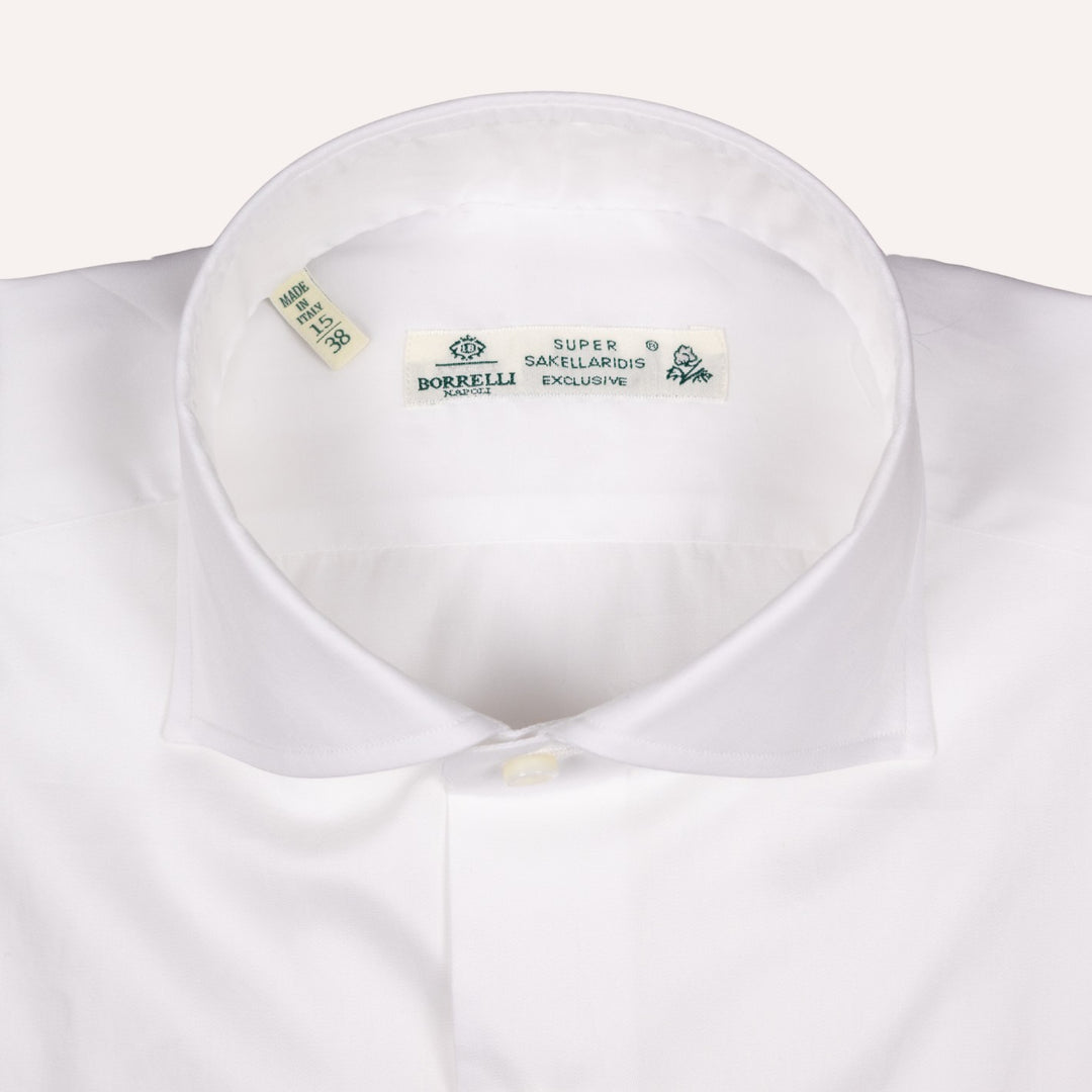 White Cutaway Shirt Sakellaridis