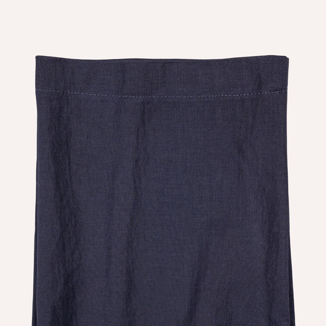 Navy Rayon Comfort Trousers