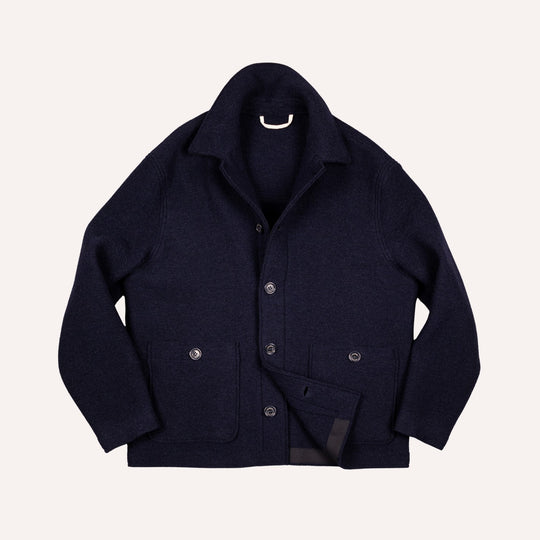 Navy Boiled Gil Work Jacket