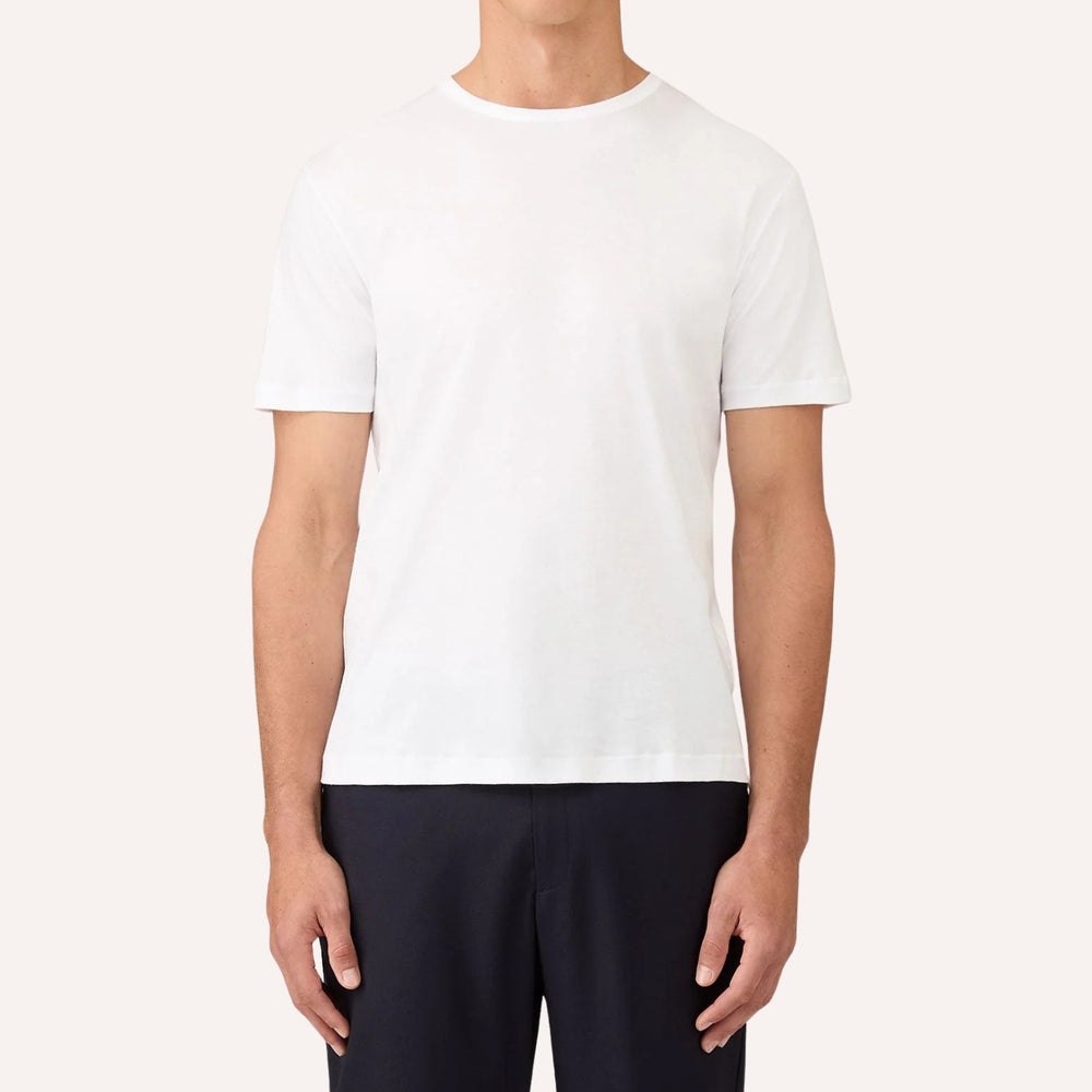 White Luxury Sea Island Cotton T-shirt