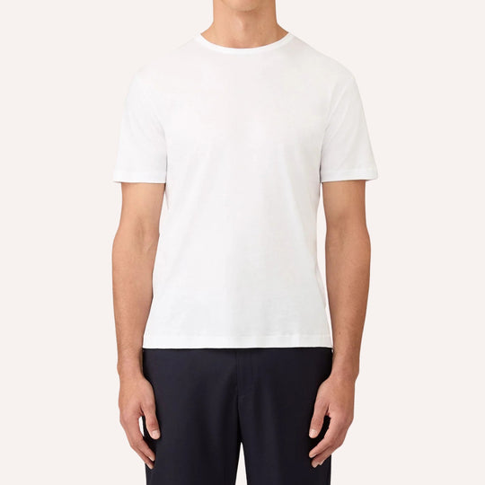 White Luxury Sea Island Cotton T-shirt