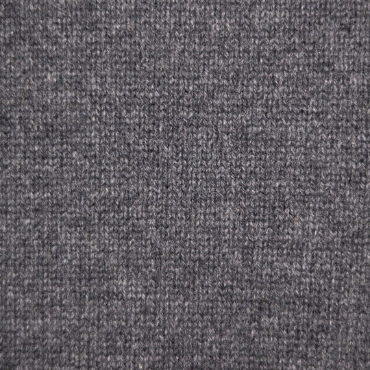 Dark Grey Raglan Cashmere Full-Zip Sweater