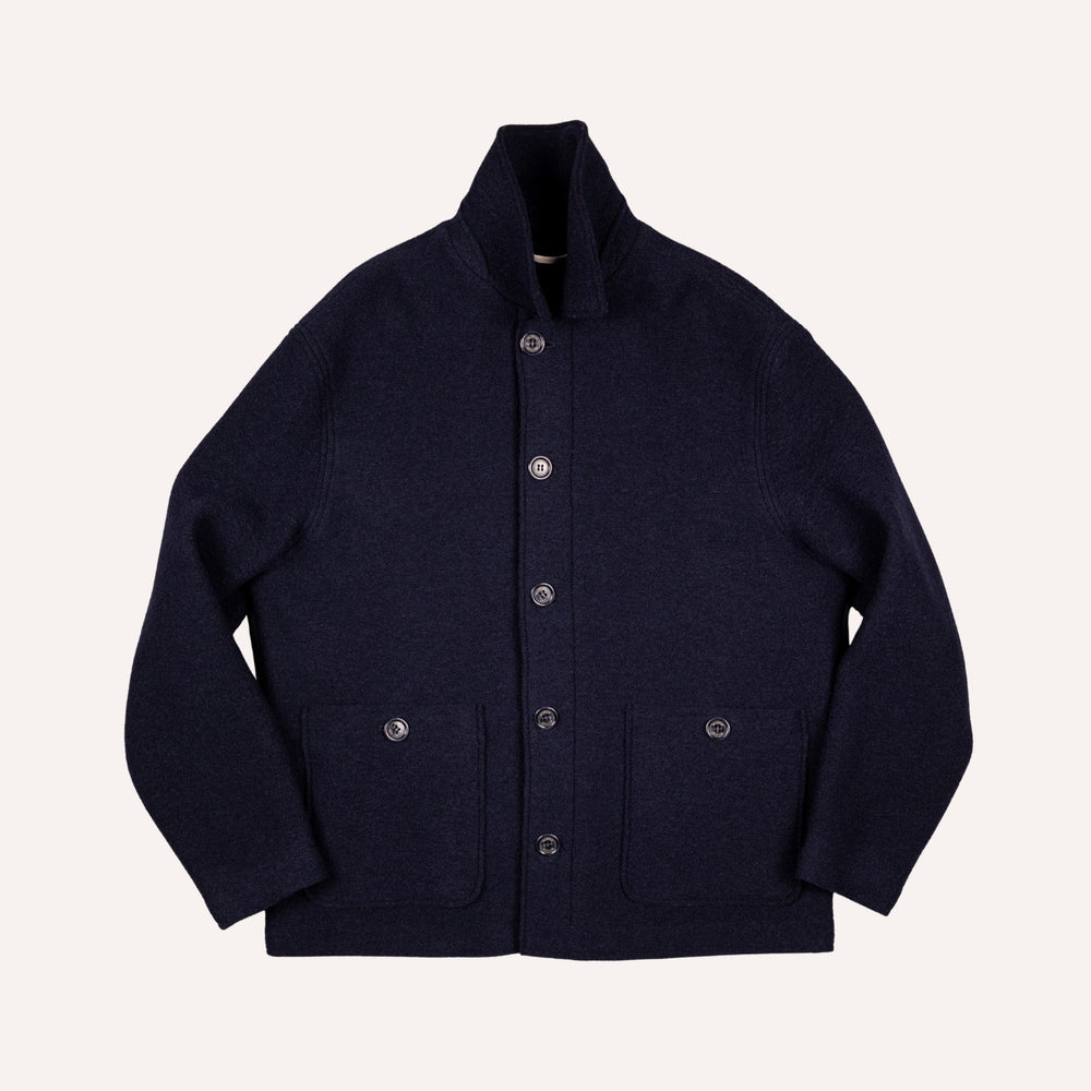 Navy Boiled Gil Work Jacket