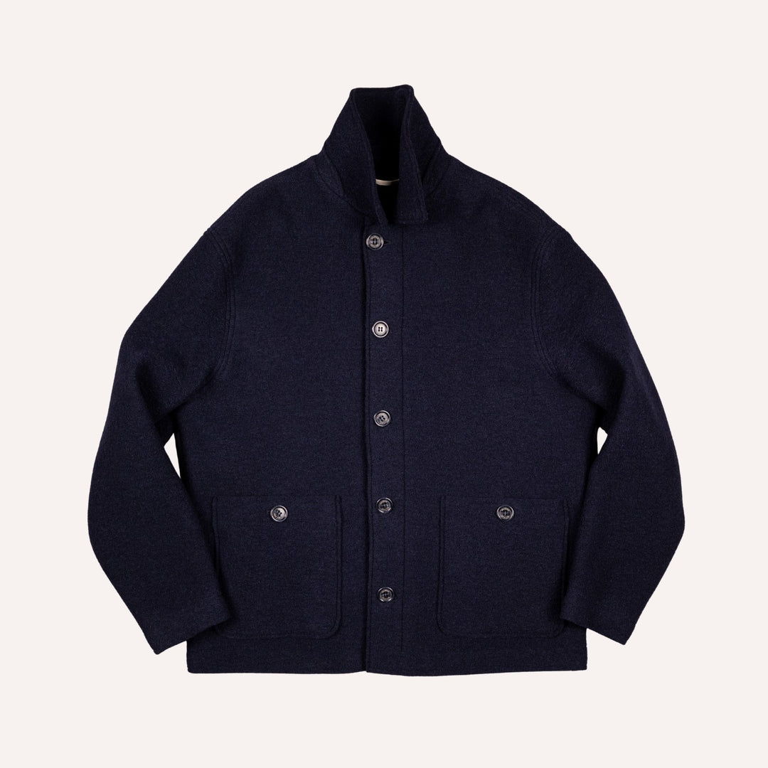 Navy Boiled Gil Work Jacket