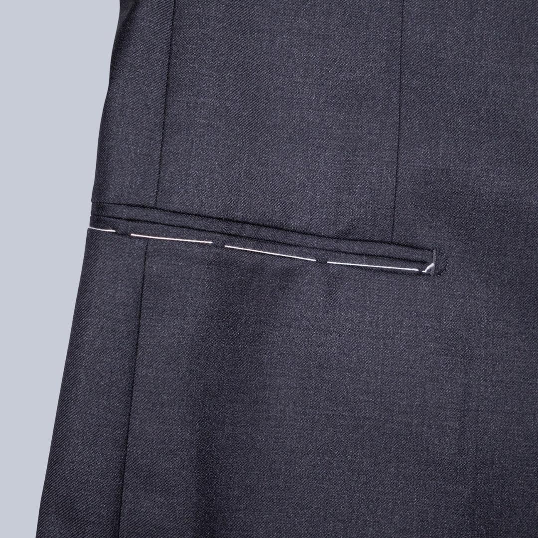 Grey pure virgin wool suit