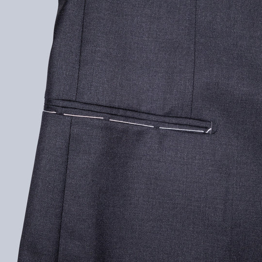 Grey pure virgin wool suit