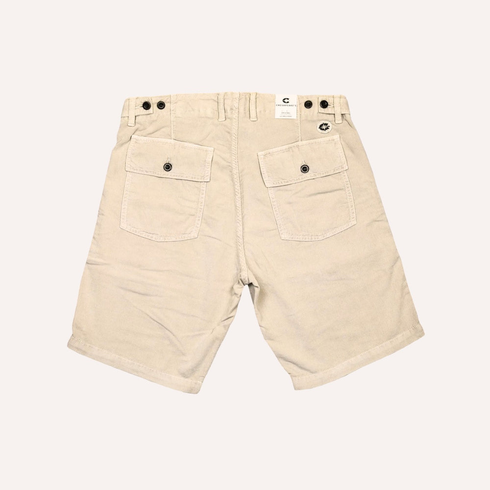 Beige Shannon Corduroy Shorts