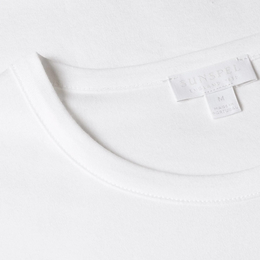 White Luxury Sea Island Cotton T-shirt