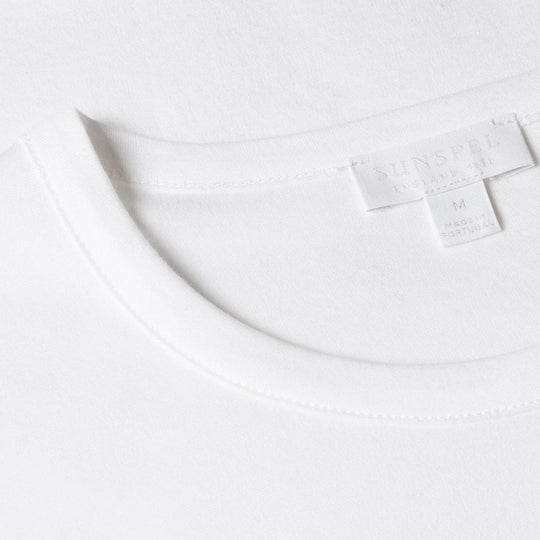 White Luxury Sea Island Cotton T-shirt