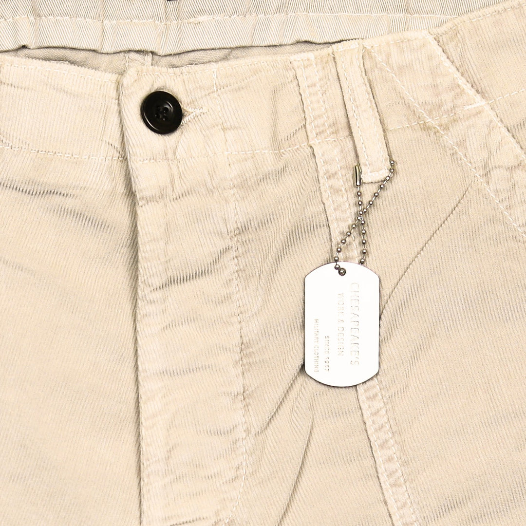 Beige Shannon Corduroy Shorts
