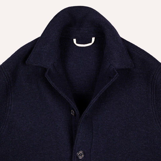 Navy Boiled Gil Work Jacket