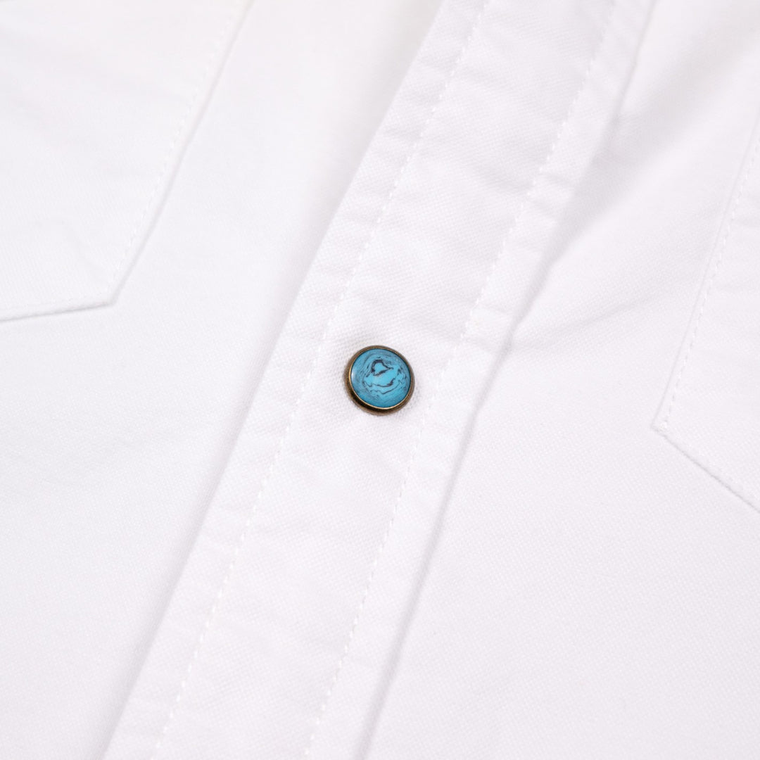 White Oxford Western Shirt