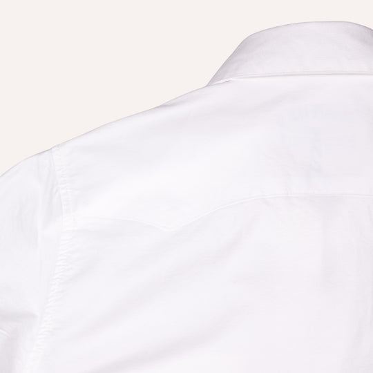 White Oxford Western Shirt