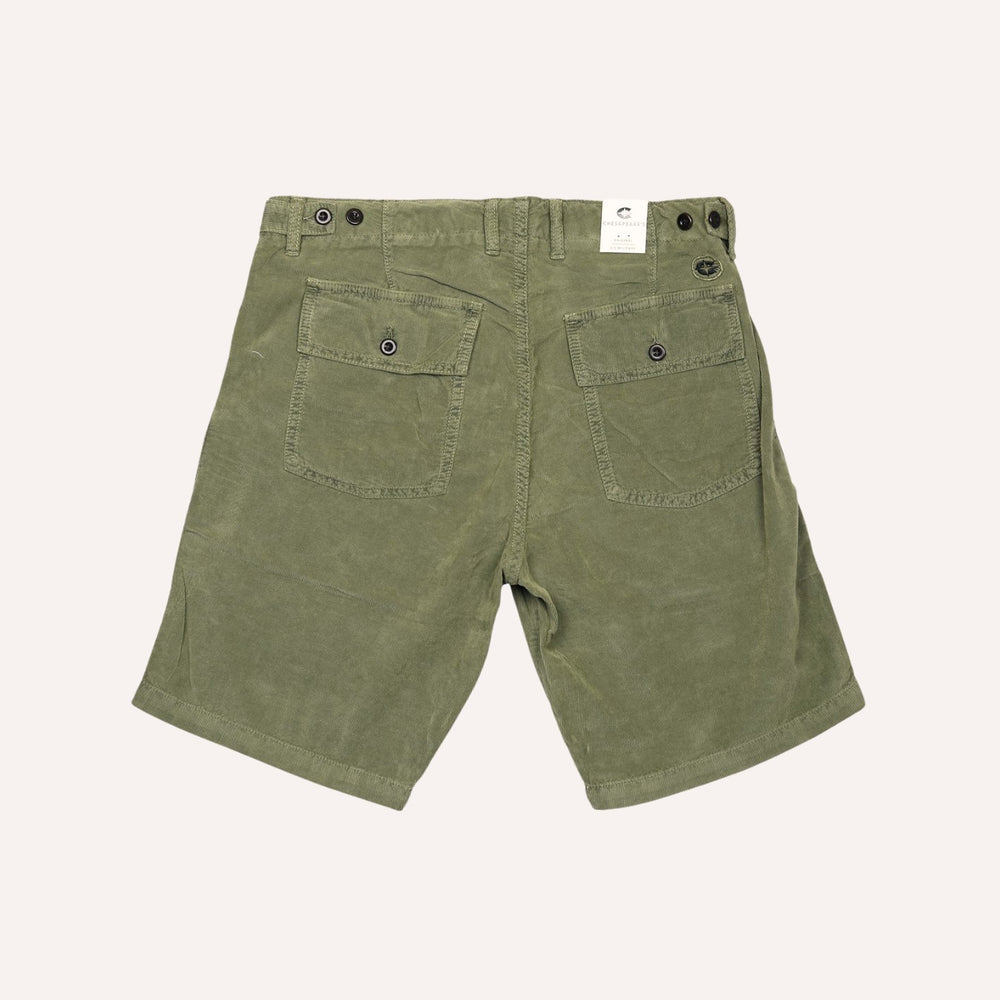 Green Shannon Corduroy Shorts