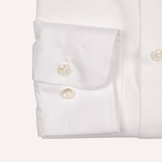 White Fine Pinpoint Cutaway Shirt