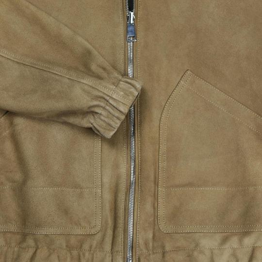 Beige Green Reversible Hooded Jacket