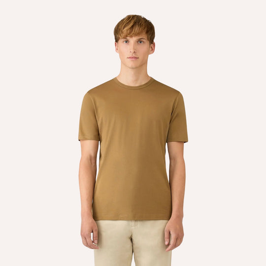 Walnut Brown Classic Cotton T-shirt