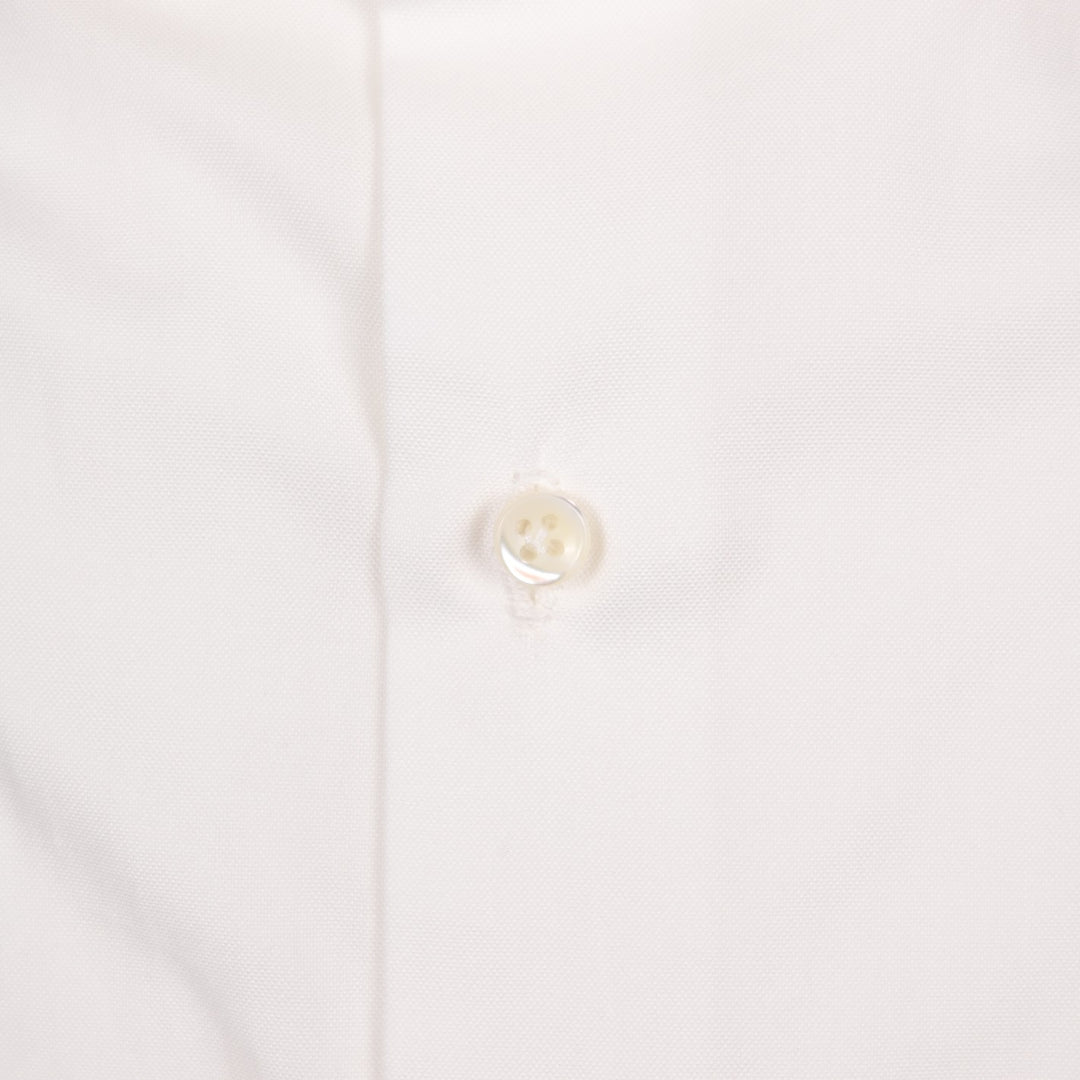 White Fine Pinpoint Cutaway Shirt