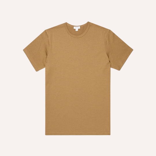Walnut Brown Classic Cotton T-shirt