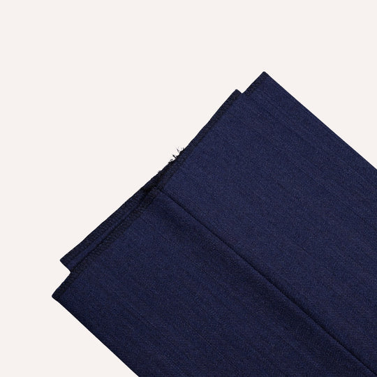 Navy Herringbone Calm Twist Suit