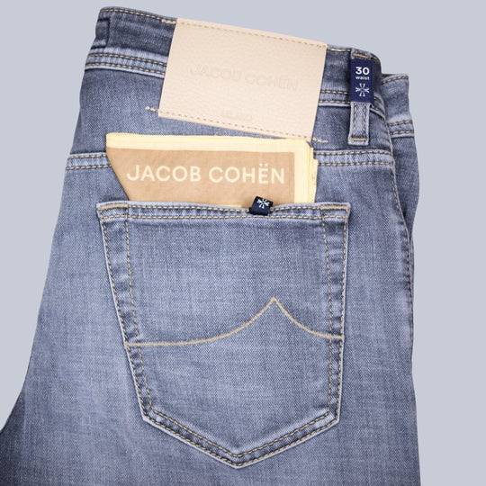 Washed Light Grey Slim Fit Jeans