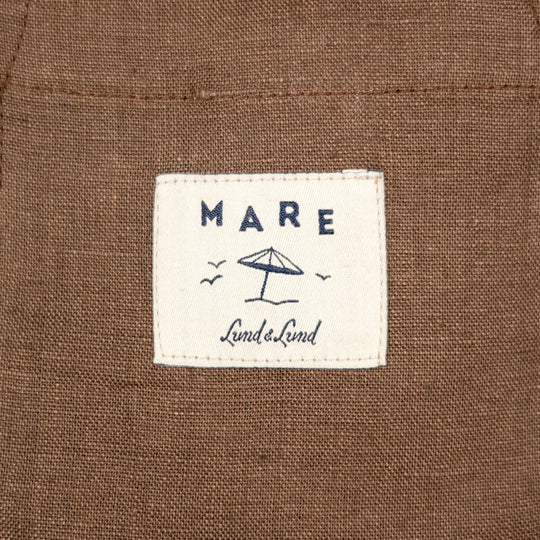 Espresso Brown Washed Linen Overshirt