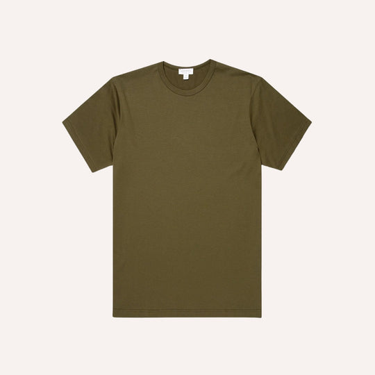Deep Olive Classic Cotton T-shirt