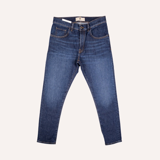 Washed Blue Japanese Stretch 11Oz Denim Regular Fit